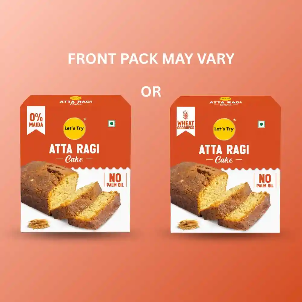 Atta Ragi Cake 130g – No Palm Oil | Let's Try Foods